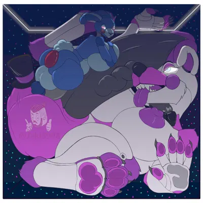 funtime freddy (fnafsl), puppet bonnie (fnafsl) (five nights at freddy's, scottgames) created by jeki8998