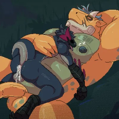 garth (regalbuster), kivuli (regalbuster) (capcom, monster hunter) created by andrefil360