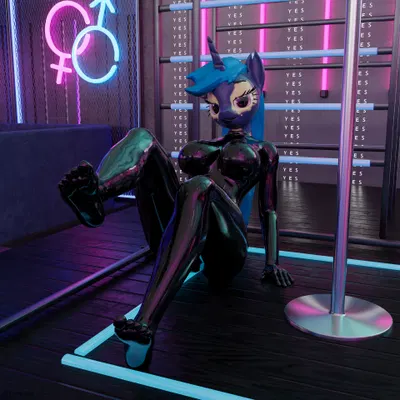 gomu black (kurolatex) (hasbro, my little pony) created by kurolatex