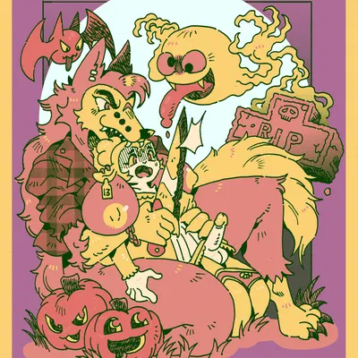 halloween created by cammypuppy