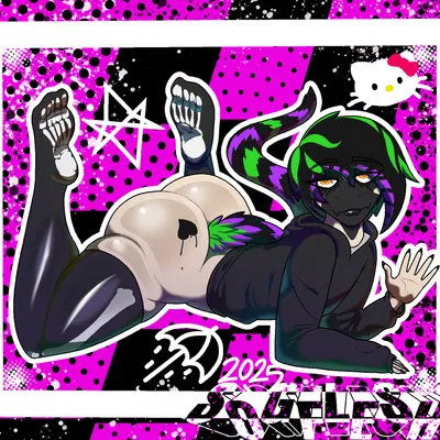 hello kitty (character), nellan (sogflesh) (bring me the horizon, cavemanon studios) created by sogflesh