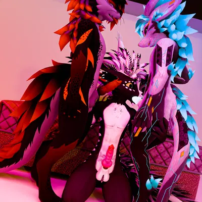 hound (hound helldan), pokrik (pokrik hellhound) (mythology) created by foxand, pokrik