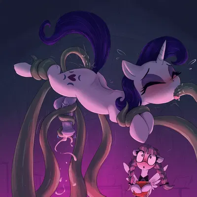 inky rose (mlp), moonlight raven (mlp) (friendship is magic, hasbro) created by t72b