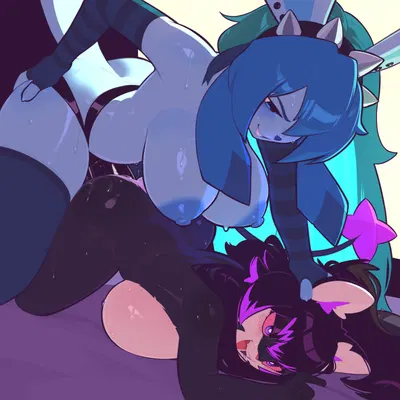 jade (lunakuma), zettie (lunakuma) (nintendo, pokemon) created by payanuma