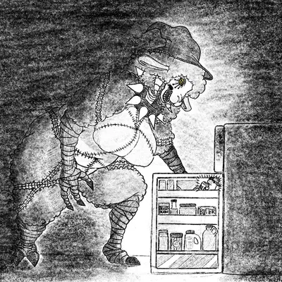 jfj, rachel waterman (the walten files), sheep witch (twf) (mug root beer, the walten files) created by woods 1122