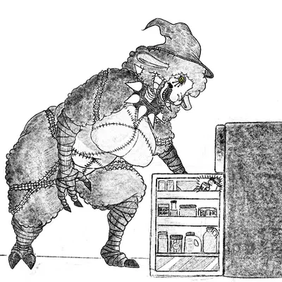 jfj, rachel waterman (the walten files), sheep witch (twf) (mug root beer, the walten files) created by woods 1122