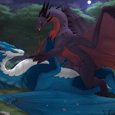 kalinda (dark dragon2694), luamir (european mythology, mythology) created by zenrii