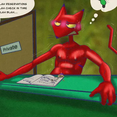 katz (courage the cowardly dog) (cartoon network, courage the cowardly dog) created by illegaleel