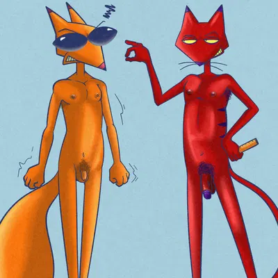 katz (courage the cowardly dog), the cajun fox (cartoon network, courage the cowardly dog) created by illegaleel