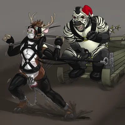 keralis (thatstupiddragon), quagga (literaturabdsm) (christmas) created by literaturabdsm