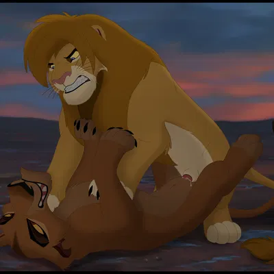 kiba lion (nav), zira (the lion king) (disney, the lion king) created by kaion