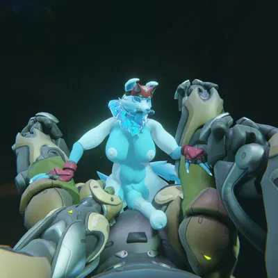 kiriko (overwatch), orisa (overwatch) (blizzard entertainment, overwatch) created by dunkin kk (artist), ignislupus