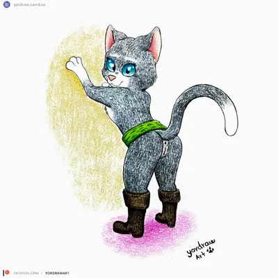 kitty softpaws (dreamworks, patreon) created by yordraw