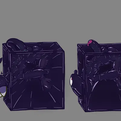 kuromaru (bandai namco, digimon) created by trapknight