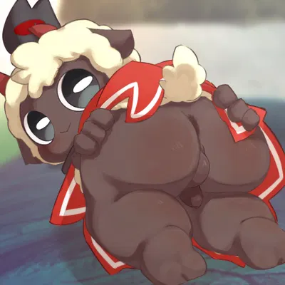 lamb (cult of the lamb), red crown (cult of the lamb) (cult of the lamb, massive monster (studio)) created by listkun yes