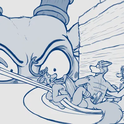 legoshi (beastars), louis (beastars), melon (beastars) (beastars) created by teaselbone