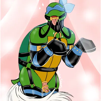 leonardo (tmnt) (teenage mutant ninja turtles) created by mishajeans