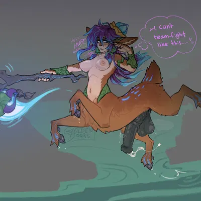 lillia (lol) (league of legends, riot games) created by goldendoqqs