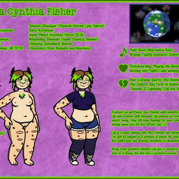 lilyanea cynthia fisher created by trenton worthy (artist)