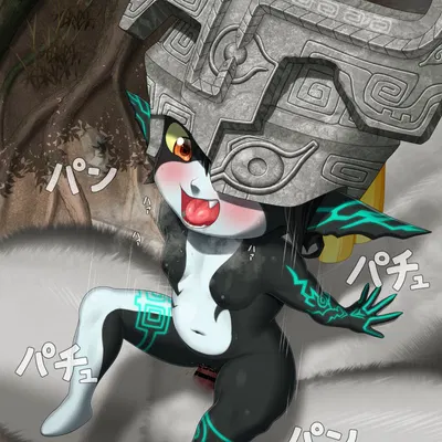 link (wolf form), midna (nintendo, the legend of zelda) created by drillmole