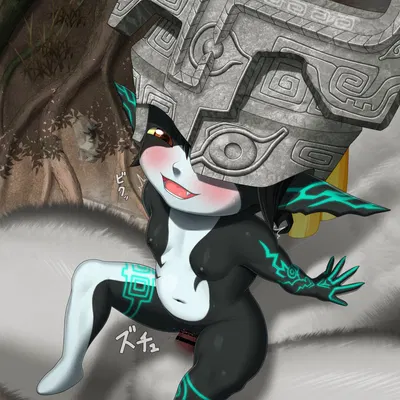 link (wolf form), midna (nintendo, the legend of zelda) created by drillmole