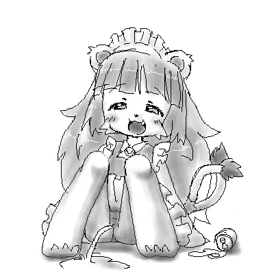 loewenbraeu-san (futaba channel, nijiura maids) created by shimesaba