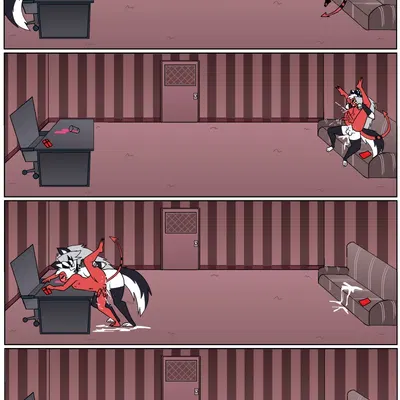 loona (helluva boss), moxxie (helluva boss) (hellaverse, helluva boss) created by carliabot