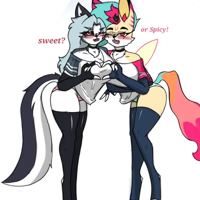 loona (helluva boss), queen bee-lzebub (helluva boss) (hellaverse, helluva boss) created by pace-maker