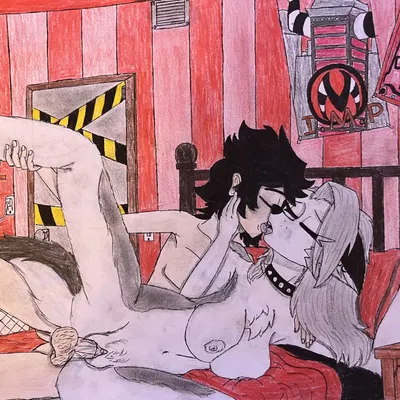 loona (helluva boss), zack trevle (hellaverse, helluva boss) created by dylanaildon no 2