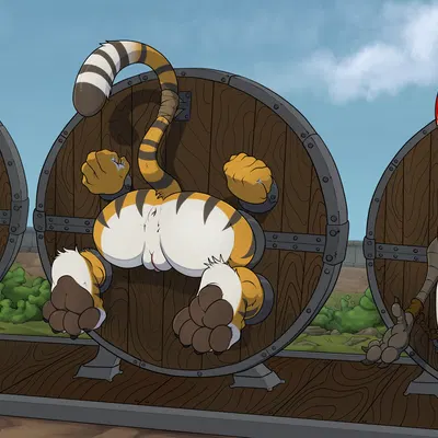 lord shen, master crane, master tigress (dreamworks, kung fu panda) created by mcfan, tochka