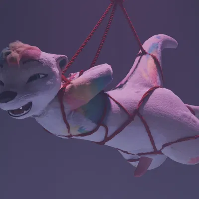 lucky (otter), lucky otter created by galax vr