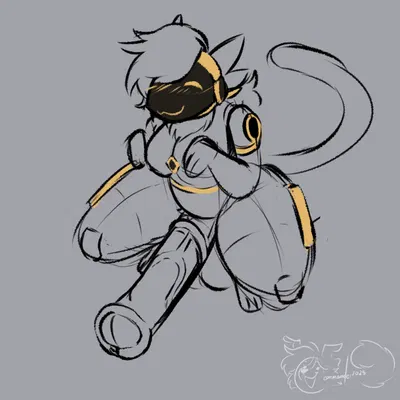 luna soteria (protogen) created by commanderthings