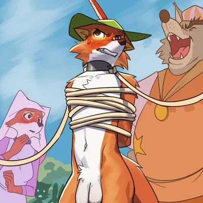 maid marian, robin hood, sheriff of nottingham (disney, robin hood (disney)) created by blush-sweettail