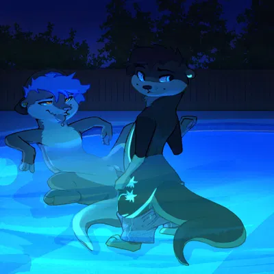 male swimwear challenge created by trevart