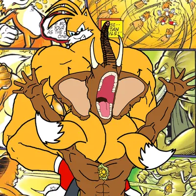 mammoth mogul, miles prower, titan tails (archie comics, broly culo)