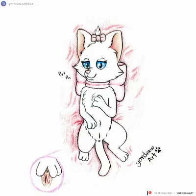marie (aristocats) (disney, patreon) created by yordraw