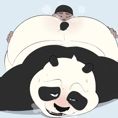 master po ping (dreamworks, kung fu panda) created by erobos