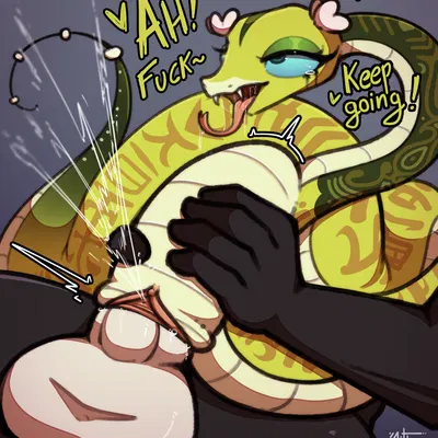 master po ping, master viper (dreamworks, kung fu panda) created by aitherheart