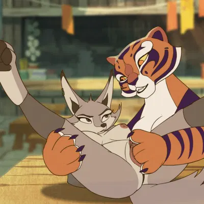 master tigress, zhen (kung fu panda) (dreamworks, kung fu panda) created by bikomation