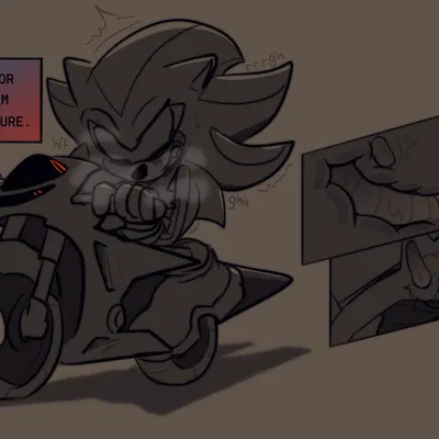 metal sonic, shadow the hedgehog (sega, sonic the hedgehog (series)) created by unreliablensfw