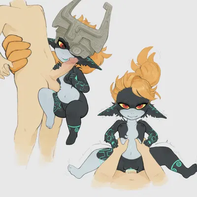 midna (nintendo, the legend of zelda) created by plinkgrn