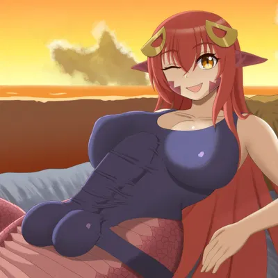 miia (monster musume) (monster musume) created by manesonic