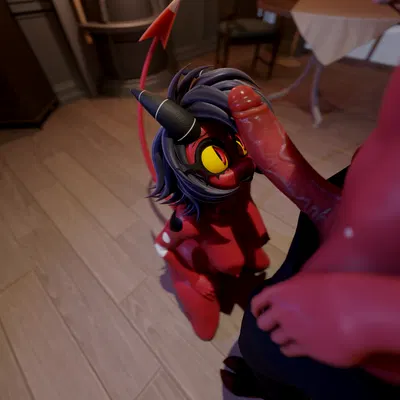 millie (helluva boss), moxxie (helluva boss) (hellaverse, helluva boss) created by strikefrommidnight