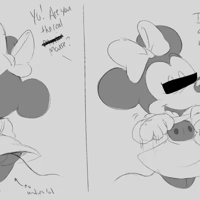 minnie mouse (disney) created by guillion