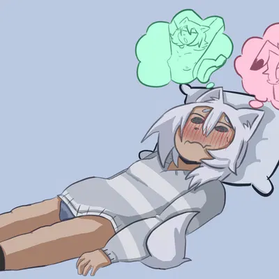 mochi (lwt), moxie (lwt), treat (lwt) (lonely wolf treat) created by bunnicakee