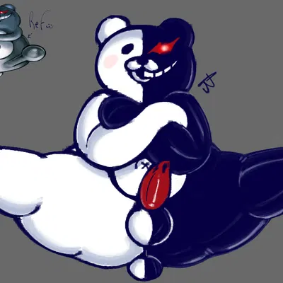 monokuma (danganronpa, spike chunsoft) created by kappi0