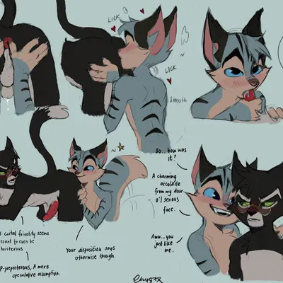 mordecai heller, rocky rickaby (lackadaisy) created by bravadospice, readac73d