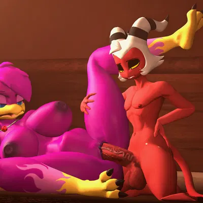 moxxie (helluva boss), wave the swallow (garry's mod, hellaverse) created by armada (artist)