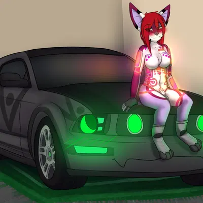 mystral (mechaphillia) (ford, ford mustang) created by mechaphilia (artist), sacharel