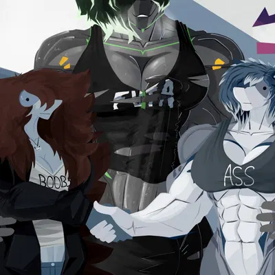 nala kolchev, samantha reed, suzana dawson (jojo's bizarre adventure, menacing (meme)) created by apron555